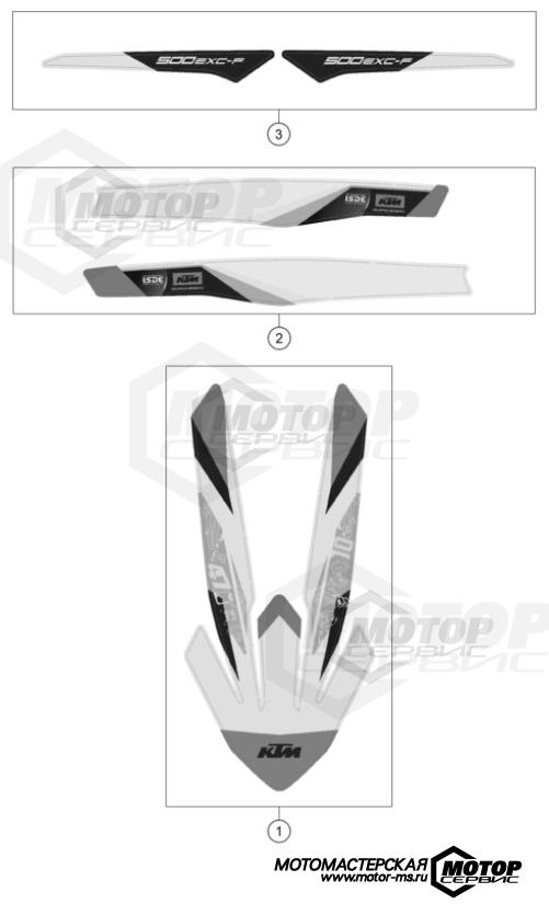 KTM Enduro 500 EXC-F Six Days 2024 DECAL