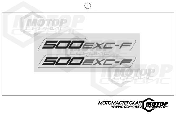 KTM Enduro 500 EXC-F 2024 DECAL