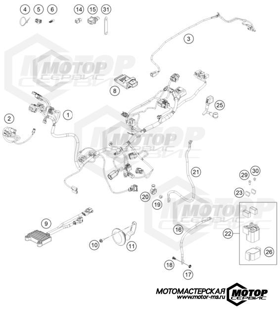 KTM Enduro 500 EXC-F 2024 WIRING HARNESS