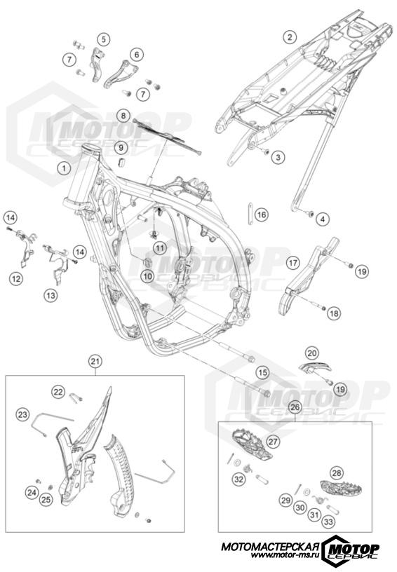 KTM Enduro 450 EXC-F Six Days 2024 FRAME