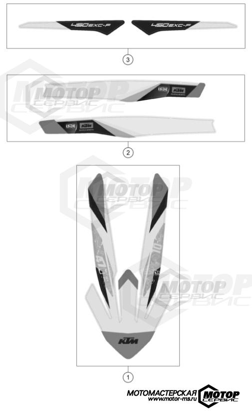 KTM Enduro 450 EXC-F Six Days 2024 DECAL