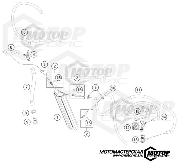 KTM Enduro 450 EXC-F Six Days 2024 EVAPORATIVE CANISTER