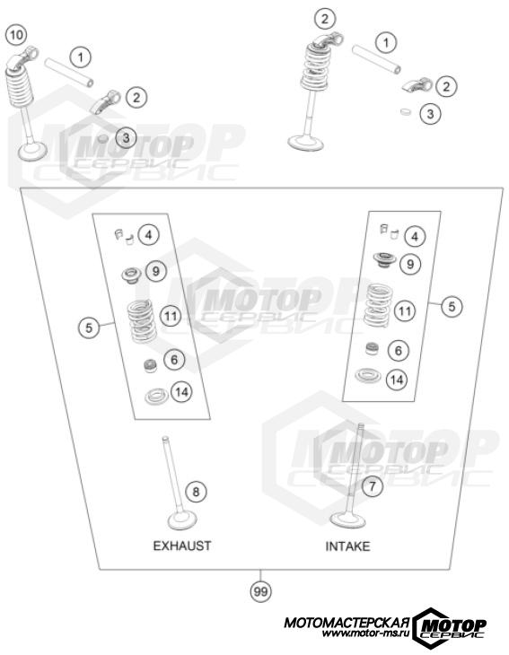 KTM Enduro 350 EXC-F Six Days 2024 VALVE DRIVE