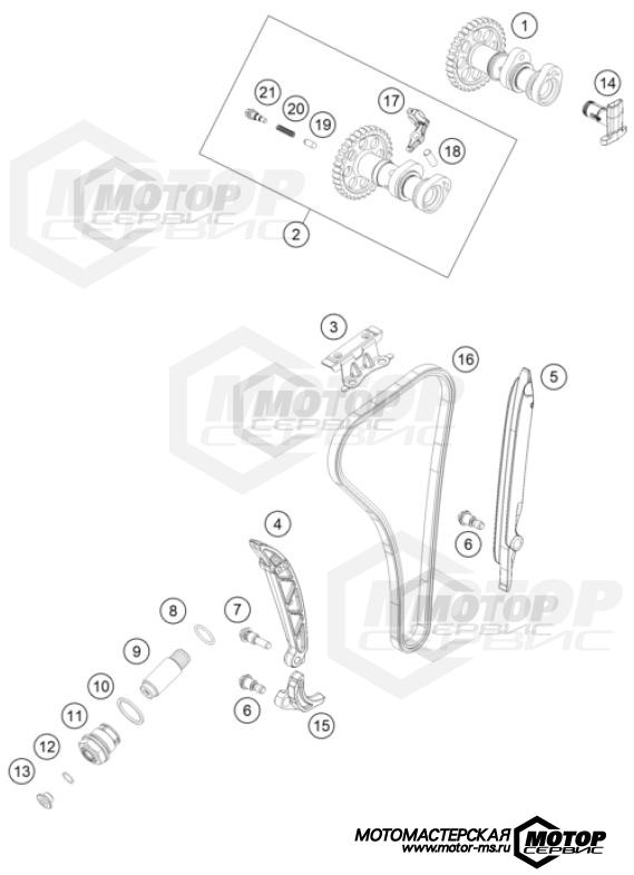 KTM Enduro 350 EXC-F Six Days 2024 TIMING DRIVE