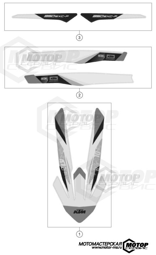 KTM Enduro 350 EXC-F Six Days 2024 DECAL