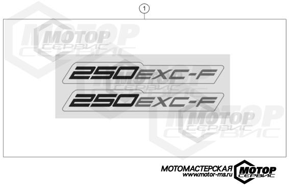 KTM Enduro 250 EXC-F 2024 DECAL