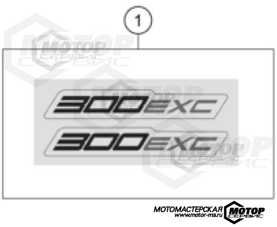 KTM Enduro 300 EXC 2024 DECAL