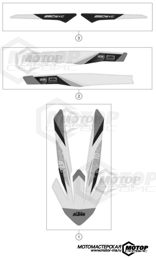 KTM Enduro 250 EXC Six Days 2024 DECAL