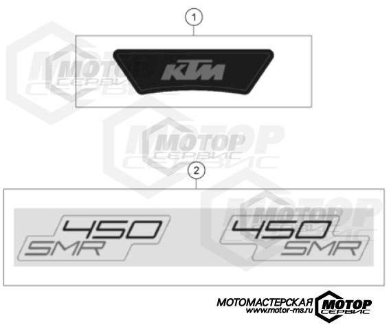 KTM Supermoto 450 SMR 2024 DECAL