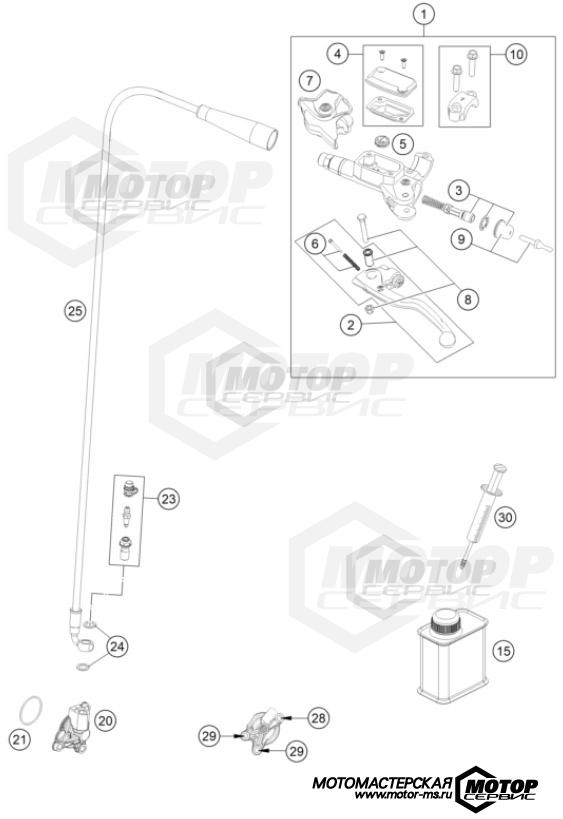 KTM MX 450 SX-F 2024 CLUTCH CONTROL