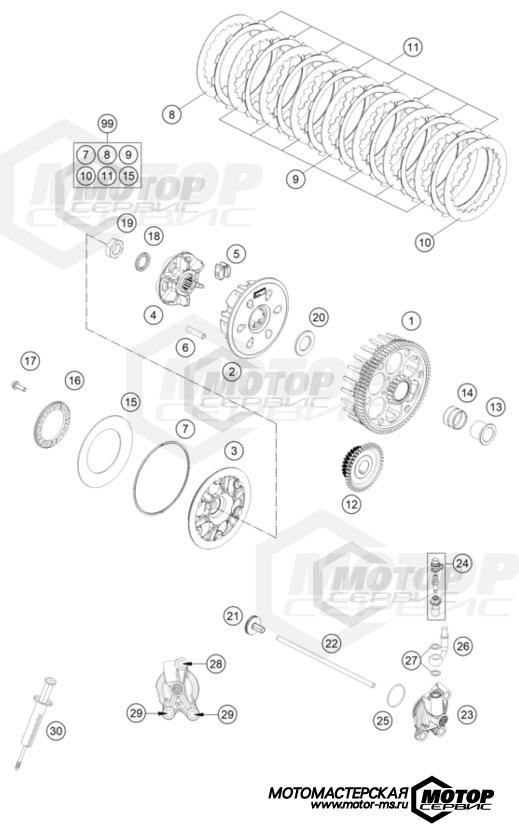 KTM MX 250 SX 2024 CLUTCH