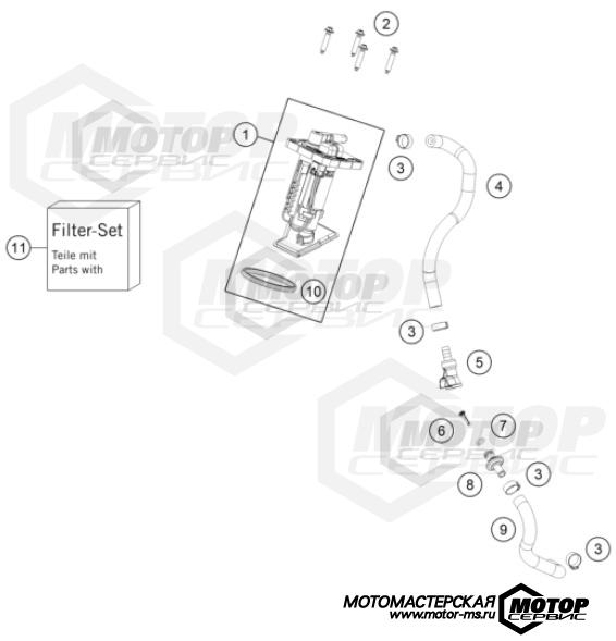 KTM MX 250 SX 2024 FUEL PUMP