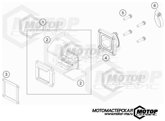 KTM MX 85 SX 19/16 2024 REED VALVE CASE
